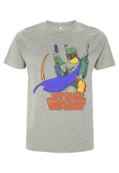 Henry Tiger Unisex STAR WARS BOUNTY FLAME - T-Shirt Print - Melange Grey -Günstiges Henry Tiger Geschäft 667f18b66ad14c6f982cb155b2c7116f