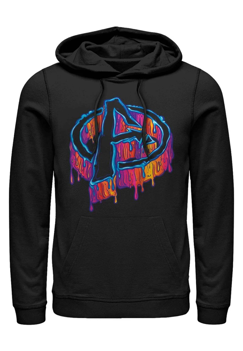 Henry Tiger Unisex MARVEL MELTING AVENGERS ICON - Kapuzenpullover - Black 1 Henry Tiger Unisex MARVEL MELTING AVENGERS ICON - Kapuzenpullover - Black