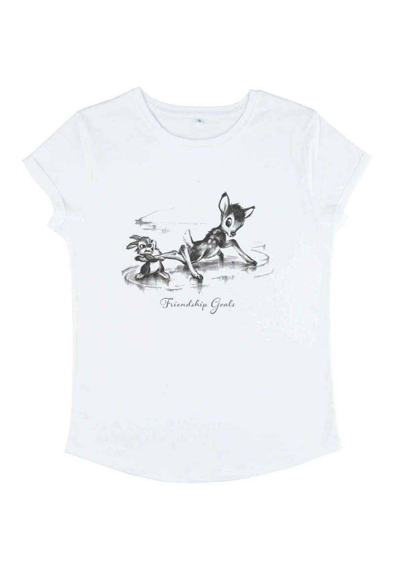 Henry Tiger Damen DISNEY CLASSICS BAMBI - BAMBI FRIENDSHIP - T-Shirt Print - White 5 Henry Tiger Damen DISNEY CLASSICS BAMBI - BAMBI FRIENDSHIP - T-Shirt Print - White – Bild 5