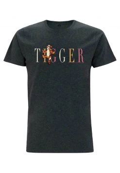 Henry Tiger Unisex DISNEY CLASSICS WINNIE THE POOH - TIGGER FASHION - T-Shirt Print - Melange Black -Günstiges Henry Tiger Geschäft 66a301d182224cde8d01defdf7af60cc