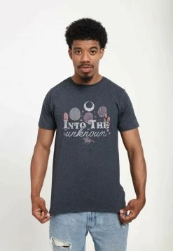 Henry Tiger DISNEY UNISEX INTO THE UNKNOWN - T-Shirt Print - Melange Black -Günstiges Henry Tiger Geschäft 66be03e129794e7499516049b8003d65