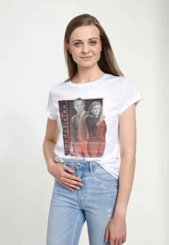 Henry Tiger Damen MARVEL OLD FASHION - T-Shirt Print - White -Günstiges Henry Tiger Geschäft 66c66fd115b64349944f5ae6118726cd