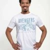 Henry Tiger Unisex MARVEL AVENGERS CLASSIC - THE AVENGERS - T-Shirt Print - White