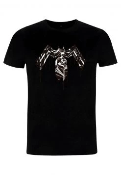 Henry Tiger Unisex MARVEL SPIDER-MAN CLASSIC - VENOM DRIPPING LOGO - T-Shirt Print - Black -Günstiges Henry Tiger Geschäft 675d815d091d484cb9bdbc8992cf0b84