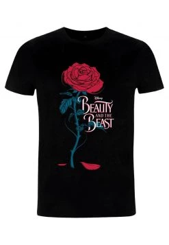 Henry Tiger Unisex DISNEY BEAUTY & THE BEAST: LIVE ACTION - LOGO ROSE - T-Shirt Print - Black -Günstiges Henry Tiger Geschäft 6770be0f531b48dfaac975e5edb4e40e