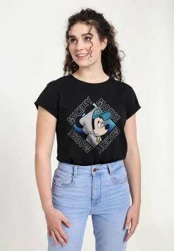 Henry Tiger Damen DISNEY CLASSICS MICKEY CLASSIC - COOL MICKEY - T-Shirt Print - Black -Günstiges Henry Tiger Geschäft 6810b802219d412cb44d520002648134