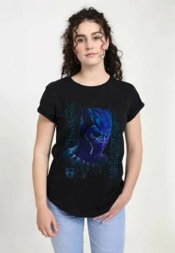 Henry Tiger Damen MARVEL AVENGERS CLASSIC - ULTRA PANTHER - T-Shirt Print - Black
