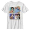 Henry Tiger Unisex DISNEY ALADDIN FOUR - T-Shirt Print - White
