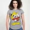 Henry Tiger Damen DISNEY CLASSICS MICKEY CLASSIC - MICKEY FIREFIGHTER - T-Shirt Print - Melange Grey