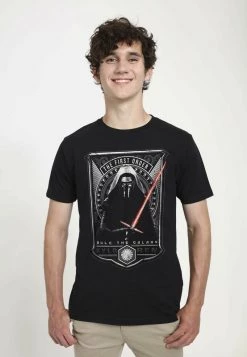Henry Tiger Unisex STAR WARS - T-Shirt Print - Black