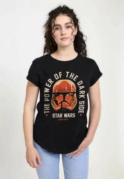 Henry Tiger Damen STAR WARS: CLASSIC - DARK SIDE POWER - T-Shirt Print - Black