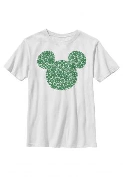 Henry Tiger DISNEY CLASSICS MICKEY CLOVER FILL - T-Shirt Print - White | Unisex