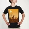 Henry Tiger Unisex STAR WARS: THE MANDALORIAN - MANDO AND CHILD POSTER - T-Shirt Print - Black