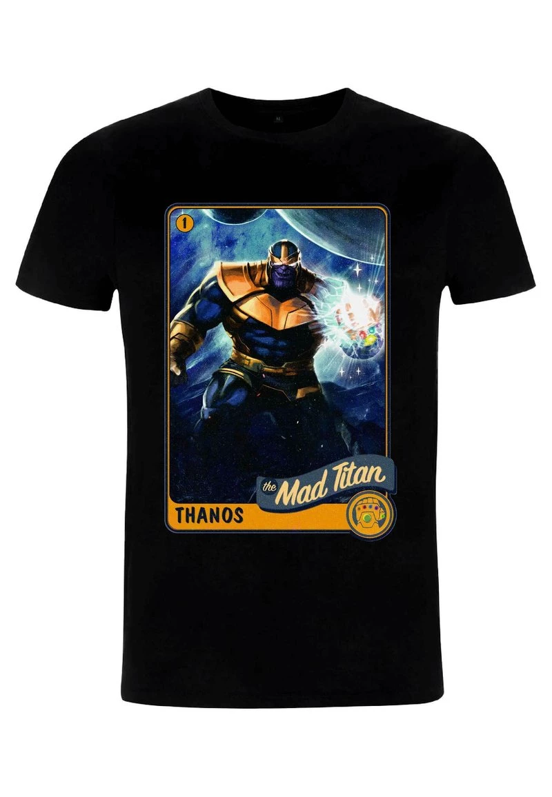 Henry Tiger Herren MARVEL TITAN CARD - T-Shirt Print - Black 3 Henry Tiger Herren MARVEL TITAN CARD - T-Shirt Print - Black – Bild 3