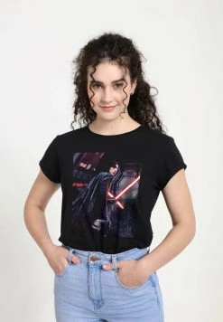 Henry Tiger STAR WARS KYLO - T-Shirt Print - Black | Damen -Günstiges Henry Tiger Geschäft 6b04bef64ffa41fa8a31d90a04d3f183