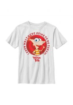 Henry Tiger DISNEY CLASSICS KIDS PHINEAS DO TODAY - T-Shirt Print - White | Unisex