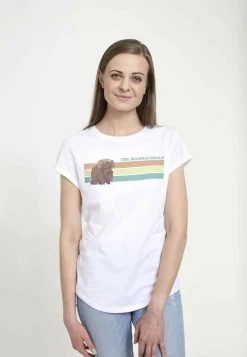 Henry Tiger Damen STAR WARS BANTHA RIDE - T-Shirt Print - White