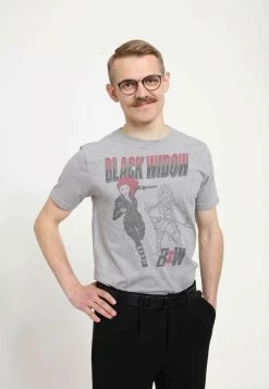 Henry Tiger Unisex MARVEL BLACK WIDOW - T-Shirt Print - Melange Grey -Günstiges Henry Tiger Geschäft 6b5f859f5a1445ce9c33431f2eb15b98