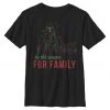 Henry Tiger Unisex STAR WARS FAMILY TIME - T-Shirt Print - Black