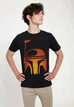Henry Tiger STAR WARS UNISEX BOBA PUMPKIN - T-Shirt Print - Black -Günstiges Henry Tiger Geschäft 6b89dd718e104459b10007337a569750