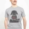 Henry Tiger Unisex STAR WARS: CLASSIC - VHS FUNK - T-Shirt Print - Melange Grey