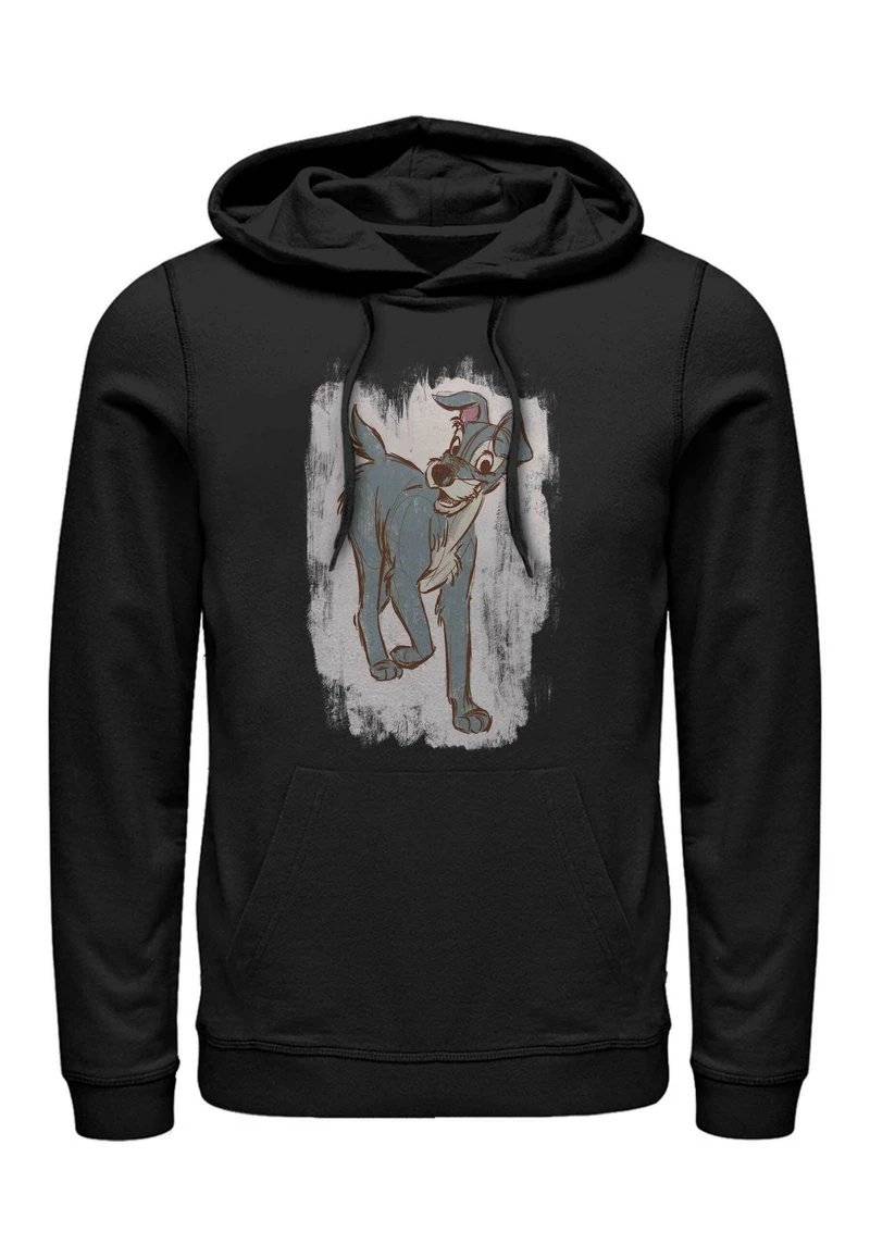 Henry Tiger DISNEY CLASSICS UNISEX TRAMP POSE - Kapuzenpullover - Black 1 Henry Tiger DISNEY CLASSICS UNISEX TRAMP POSE - Kapuzenpullover - Black