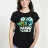 Henry Tiger Damen STAR WARS: THE MANDALORIAN - SATRUDAY CARTOON - T-Shirt Print - Black