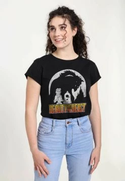 Henry Tiger Damen DISNEY WOMEN'S DARK BEAST - T-Shirt Print - Black -Günstiges Henry Tiger Geschäft 6cd62c5a99a447e3b7fdfb9d867d40be