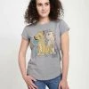Henry Tiger Damen DISNEY THE LION KING - LION KING NOSTALGIA - T-Shirt Print - Melange Grey