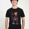Henry Tiger Unisex MARVEL AVENGERS: INFINITY WAR - SPACE SUIT - T-Shirt Print - Black