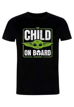 Henry Tiger Unisex STAR WARS: THE MANDALORIAN - GET ON BOARD - T-Shirt Print - Black -Günstiges Henry Tiger Geschäft 6d89db1d1b5e4c088bb448e387e54033