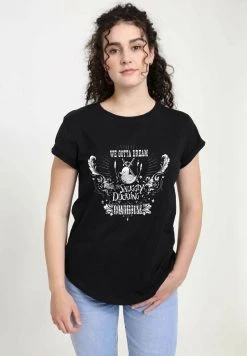 Henry Tiger Damen DISNEY WRECK-IT RALPH 2 - RAPUNZEL - T-Shirt Print - Black