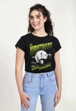 Henry Tiger Damen DISNEY CLASSICS SPOOKY NIGHTMARE - T-Shirt Print - Black