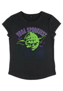 Henry Tiger STAR WARS YODA SPOOKY - T-Shirt Print - Black | Damen -Günstiges Henry Tiger Geschäft 6df4f092b5074536bbfc69ba30fbb632
