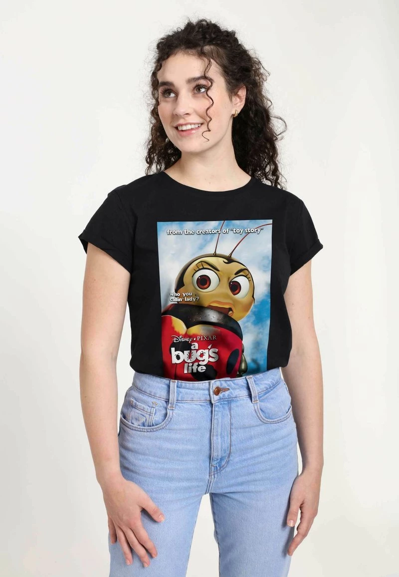 Henry Tiger Damen PIXAR A BUG'S LIFE - NOT A LADY POSTER - T-Shirt Print - Black 4 Henry Tiger Damen PIXAR A BUG'S LIFE - NOT A LADY POSTER - T-Shirt Print - Black – Bild 4