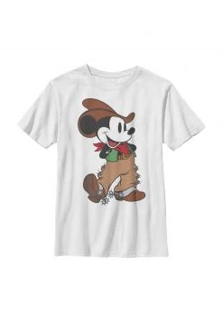 Henry Tiger COWBOY MICKEY - T-Shirt Print - White | Unisex