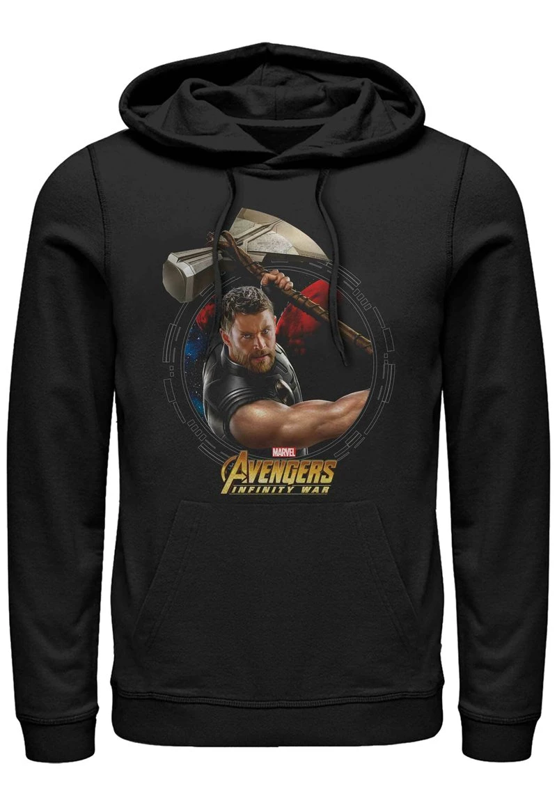 Henry Tiger Unisex MARVEL POWER THOR - Kapuzenpullover - Black 1 Henry Tiger Unisex MARVEL POWER THOR - Kapuzenpullover - Black