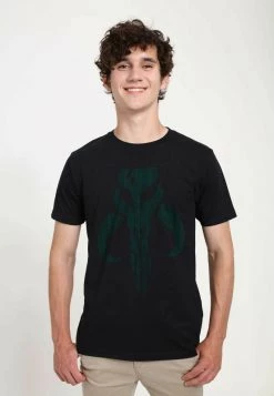 Henry Tiger Unisex STAR WARS: THE MANDALORIAN - MANDO COLOR CHANGE - T-Shirt Print - Black