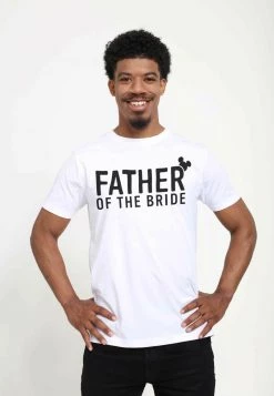 Henry Tiger Herren DISNEY CLASSICS FATHER OF THE BRIDE - T-Shirt Print - White