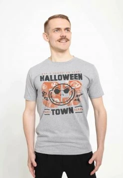 Henry Tiger DISNEY CLASSICS UNISEX HALLOWEENTOWN COLLEGE - T-Shirt Print - Melange Grey -Günstiges Henry Tiger Geschäft 6fbaf33f36fa4f14ab4ea9fccd9e68e9
