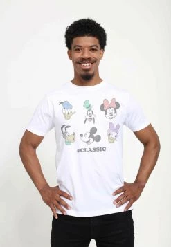 Henry Tiger DISNEY CLASSICS UNISEX CLASSIC HEADS - T-Shirt Print - White
