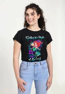 Henry Tiger DISNEY THE LITTLE MERMAID - MAKE A SPLASH - T-Shirt Print - Black | Damen -Günstiges Henry Tiger Geschäft 704c93be937f4e218ade789feda54819