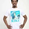 Henry Tiger Unisex DISNEY RIKU HEART THROB - T-Shirt Print - White
