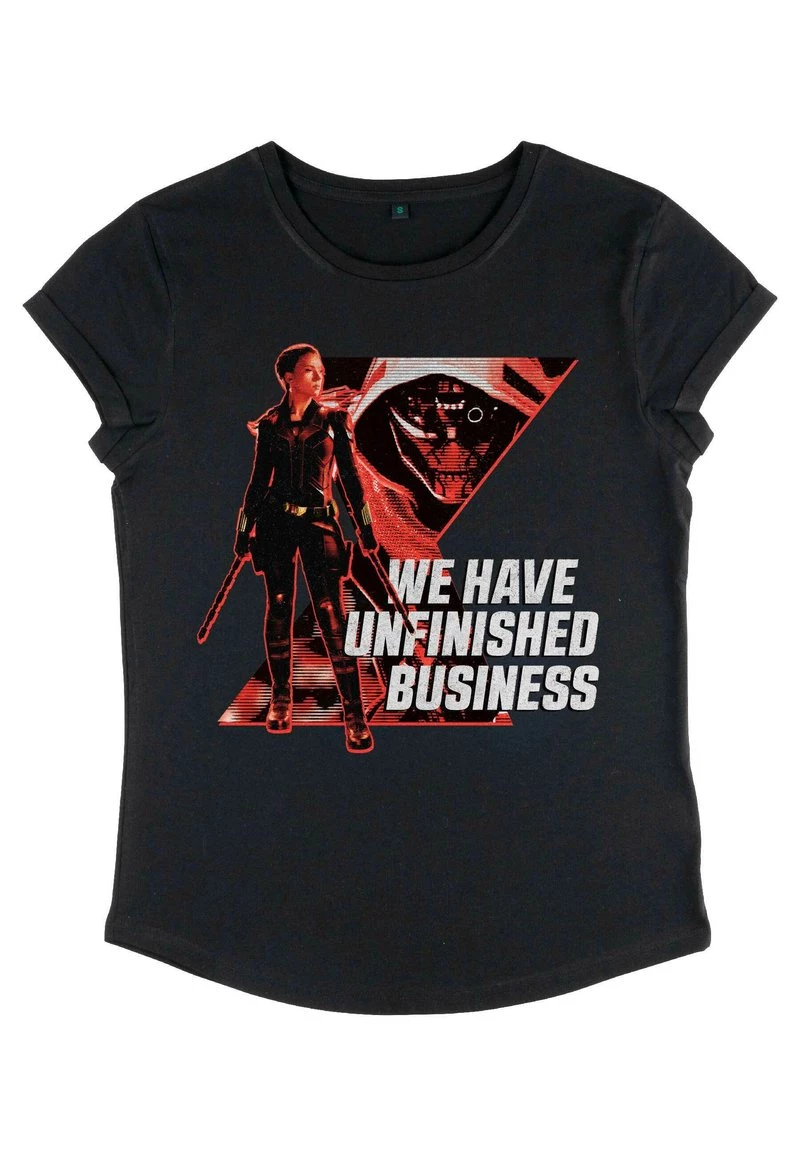 Henry Tiger Damen MARVEL BLACK WIDOW - UNFINISHED BUSINESS - T-Shirt Print - Black 5 Henry Tiger Damen MARVEL BLACK WIDOW - UNFINISHED BUSINESS - T-Shirt Print - Black – Bild 5