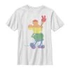 Henry Tiger Unisex DISNEY CLASSICS KIDS LOVE IS LOVE PRIDE MICKEY - T-Shirt Print - White