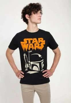 Henry Tiger STAR WARS UNISEX BOBA GHOUL - T-Shirt Print - Black -Günstiges Henry Tiger Geschäft 71115f97cea74d18b7a094a22c4ebf25