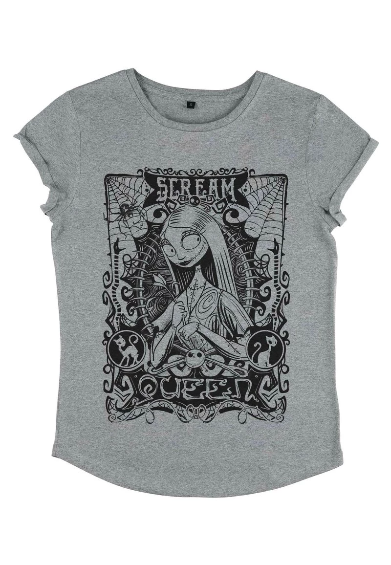 Henry Tiger Damen DISNEY CLASSICS SALLEY NEAUVOU - T-Shirt Print - Melange Grey 4 Henry Tiger Damen DISNEY CLASSICS SALLEY NEAUVOU - T-Shirt Print - Melange Grey – Bild 4