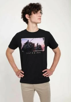 Henry Tiger Unisex STAR WARS: THE MANDALORIAN - MANDOMON EPI HIDDEN - T-Shirt Print - Black -Günstiges Henry Tiger Geschäft 71ab4482294e45cb8a7c0494c1166707