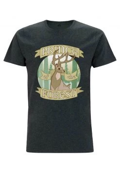 Henry Tiger DISNEY CLASSICS FOREST PRINCE UNISEX - T-Shirt Print - Melange Black -Günstiges Henry Tiger Geschäft 71d1a685de4d4aefa11e23495c54522f