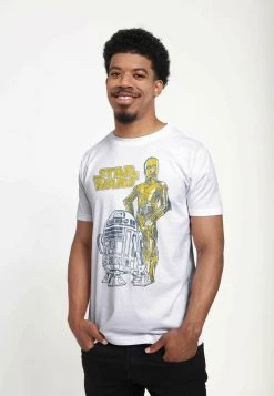 Henry Tiger Unisex STAR WARS: CLASSIC - OVERSIZED DROID FRIENDS - T-Shirt Print - White -Günstiges Henry Tiger Geschäft 72003bd44e844ac1899e4443f5dd0619